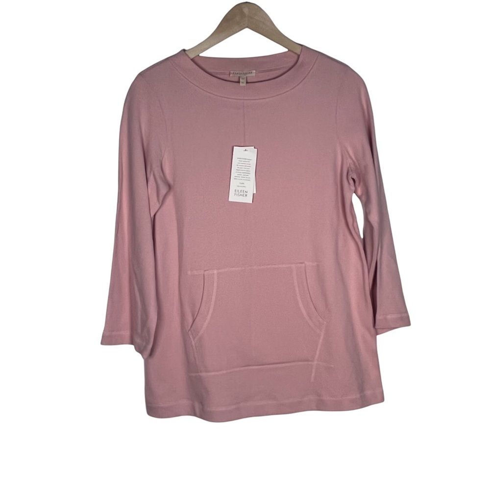 Eileen fisher | shell boxy tunic sweatshirt